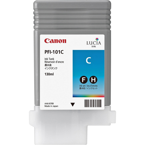 CANON PFI-101C SERBATOIO INK-JET CIANO PER IPF5000/5100/6100/6200/6000S